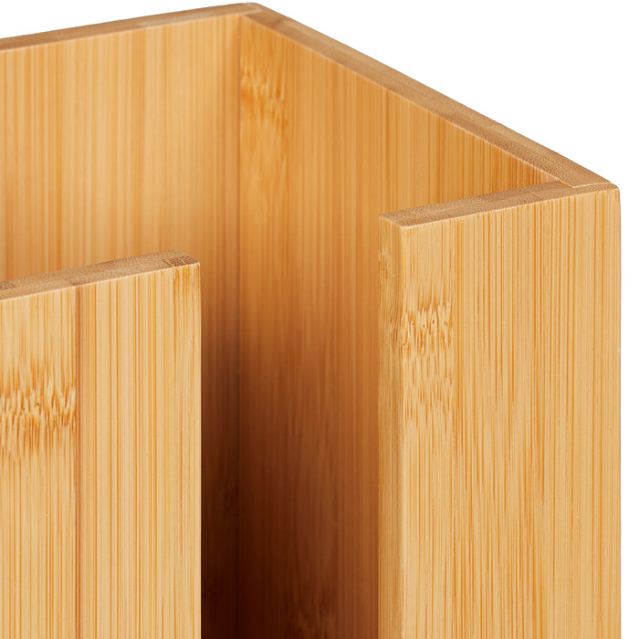 Relaxdays Toilet Paper Holder Bamboo