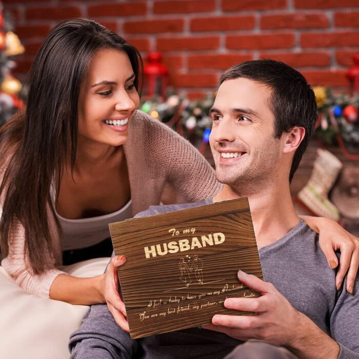 Склянки для віскі з гранітними кубиками льоду, 2 шт., дерев'яна подарункова коробка. Ідеальний подарунок для любителів віскі, чоловіків, на Різдво, День народження, День батька (310 мл). Рельєфні круглі.