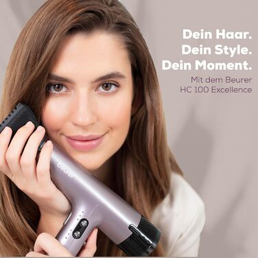 Фен Beurer HC 100 Excellence: потужний цифровий мотор, швидке сушіння, іонізація, дифузор, тиха робота