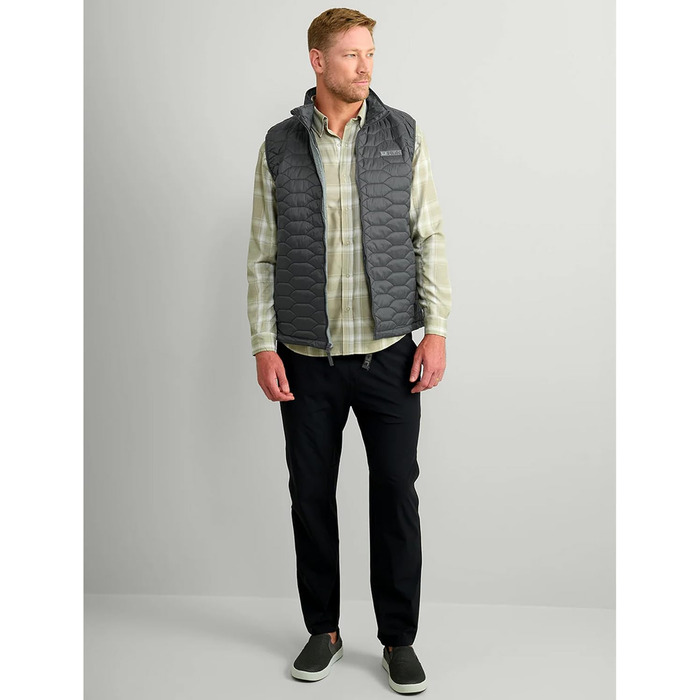 Жилет HUK Scale для чоловіків, утеплений, з DWR просоченням, для риболовлі (M, nachteule)