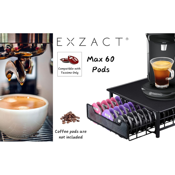 Тримач для капсул кави Tassimo EXZACT (52 шт.), обертається