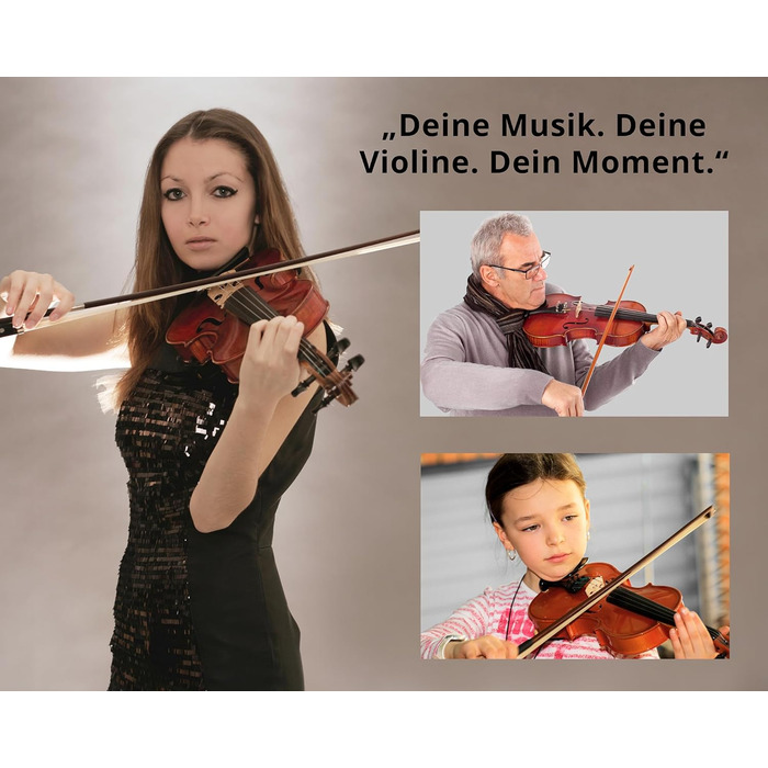 Скрипка класична Cantabile Student 4/4 (комплект) - для початківців, з футляром, струною та каникою