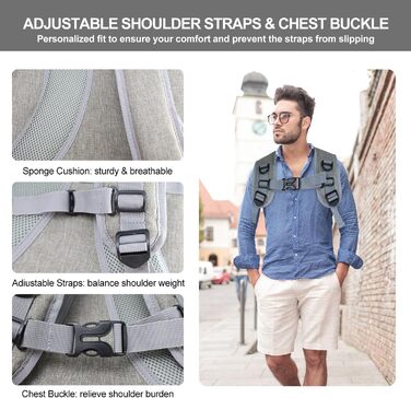 Рюкзак-переноска для котів та собак, дихаючий, сірий | Рюкзак для тварин для подорожей, прогулянок, хандлінгу