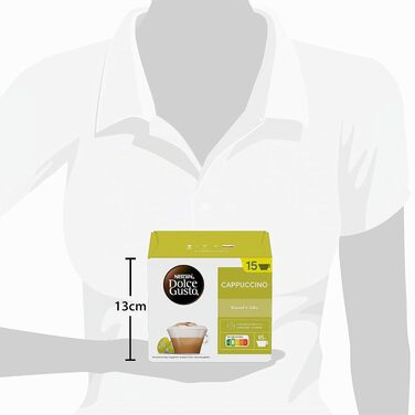Кавові капсули NESCAFÉ Dolce Gusto Cappuccino, 90 капсул (3 упаковки по 30 шт)