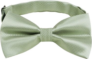 Набір краватка-метелик, запонки та хустинка Alizeal для чоловіків (054-Salbeigrün)