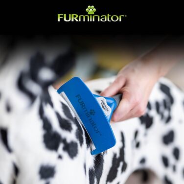 Furminator для собак великих порід з короткою шерстю - щітка для видалення підшерстка, покращений дизайн