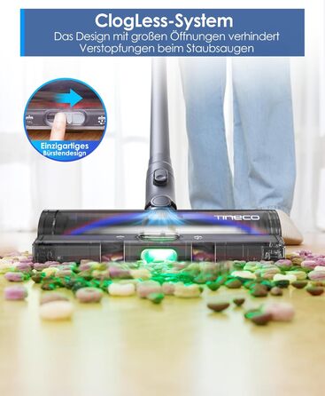 Бездротовий ручний пилосос Tineco Pure ONE S50: 150AW, до 65 хв роботи, LED, для твердих підлог