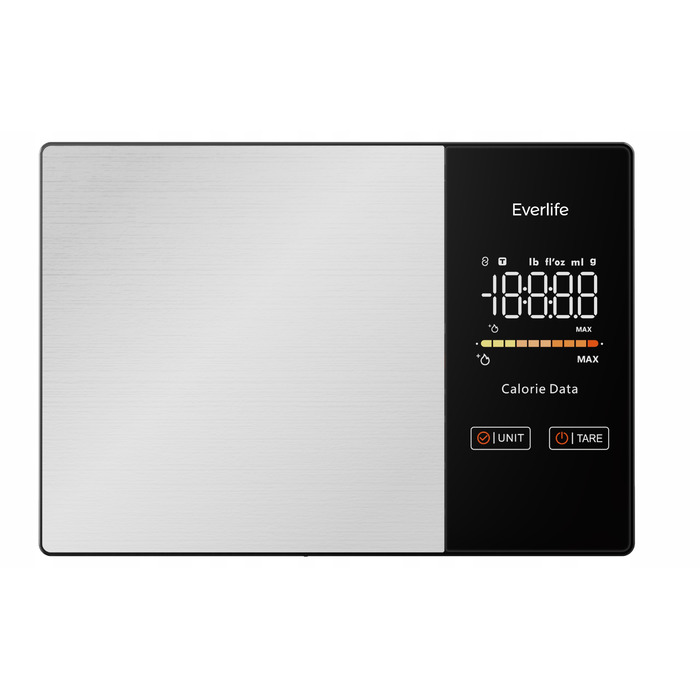 Кухонні ваги Everlife KN2432WB, чорні, 5 кг