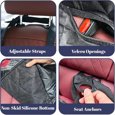 Накладка на сидіння автомобіля для собак, 135x120 см, водовідштовхувальна, стійка до подряпин, універсальна, для вантажівок, легкових автомобілів, позашляховиків, Jeep