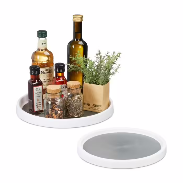 Relaxdays Lazy Susan 2-Piece Set