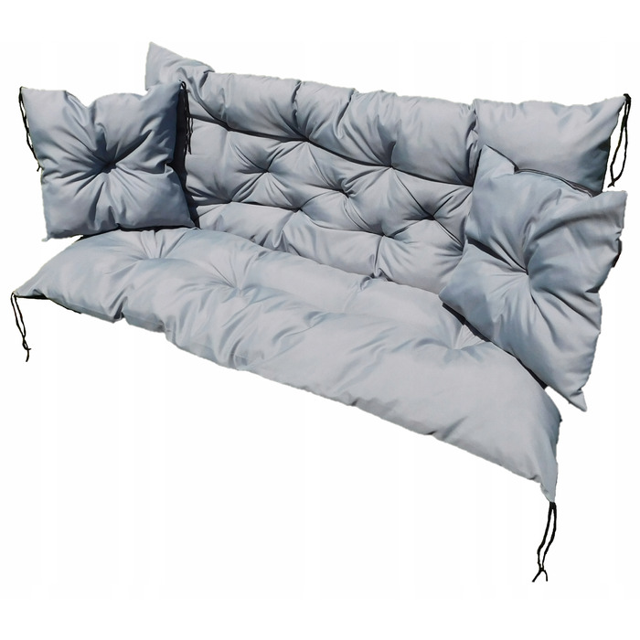 Садова подушка Prestige вологостійка, сіра, 150x110x10 см