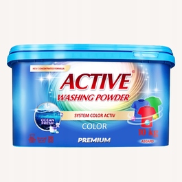 Пральний порошок Active Color для кольорових речей, 10 кг