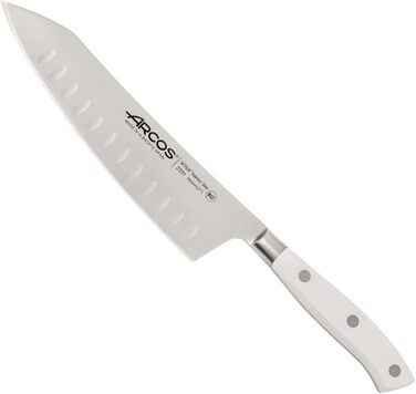 Ніж Arcos Serie Riviera Santoku 180 мм - професійний японський ніж з нержавіючої сталі з ручкою з POM