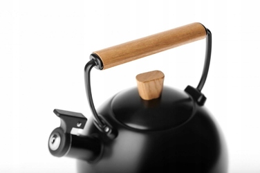 Класичний сталевий чайник Gerlach, 2,5 л, чорний