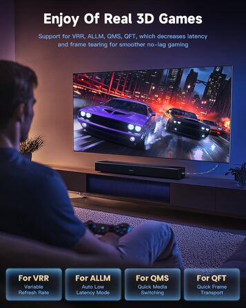 ARISKEEN HDMI 2.1 Кабель 8K, 7.5м, 48Gbps, Nylon, Підтримка 8K@60Hz, 4K@120Hz, сумісний з PS5/4, TV, монітором, Blu-ray, Soundbar, DVD, ноутбуком