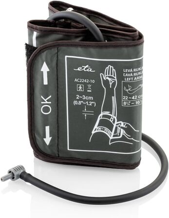 Тонометр на плече ETA для 2 осіб, пам'ять 2x250 записів