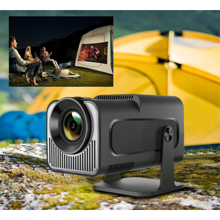 LED-проектор Heelly, 1280x720, Wi-Fi, чорний, з підтримкою USB