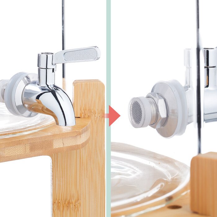 Relaxdays Beverage Dispenser for Cold & Hot Drinks