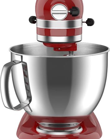Миска з нержавіючої сталі GVODE для KitchenAid 4,5-5 л – аксесуар для міксера, металева чаша для кухонної машини