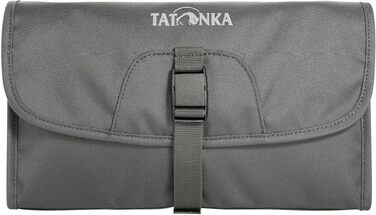 Дорожня косметичка Tatonka Small Travelcare — підвісна сумка для гігієни з дзеркалом та відділеннями, Titan Grey (15 x 27 x 4 см)