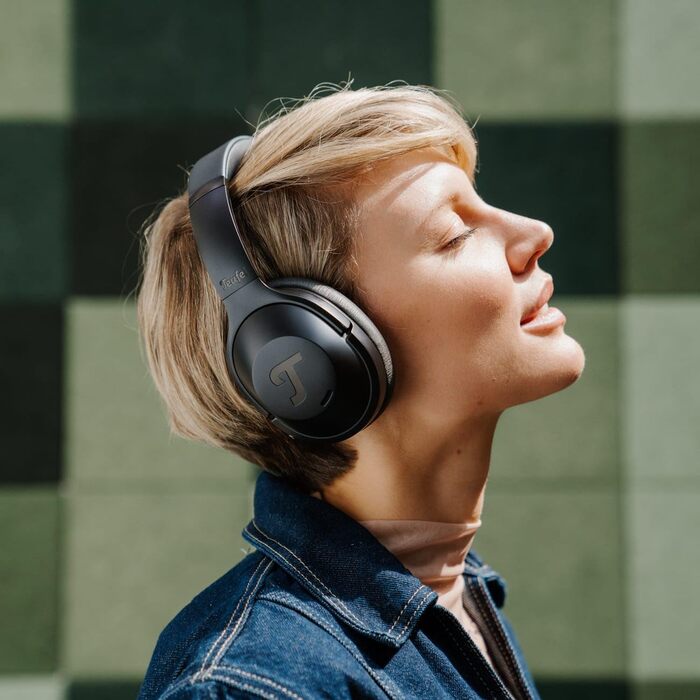 Бездротові Bluetooth-навушники Teufel REAL Blue NC 3 Over-Ear з активним шумозаглушенням ANC, Night Black