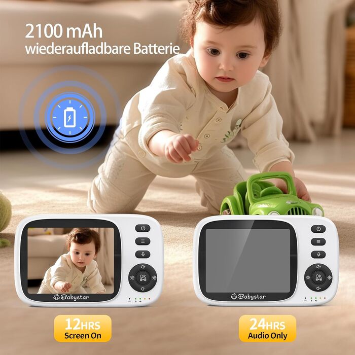 Дитячий відеоняня Babystar MC632A з камерою, 3.2