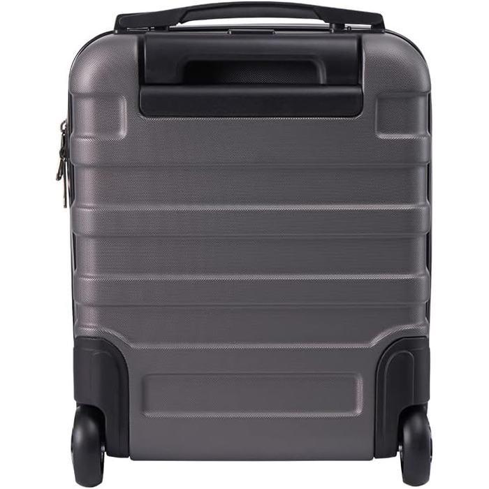 Чемодан ручної об'єму 24 л Cabin Max Anode 40x30x20 см з жорстким корпусом Hardscalen, сірий, 2 колеса