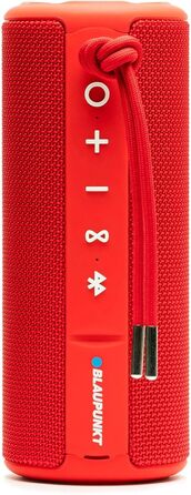 Bluetooth колонка Blaupunkt BT 214 портативна, бездротова, чорна. 10 год автономії, Bluetooth 5.0, AUX, гучний зв'язок, чіткий звук, потужні баси. Для телефону, планшету, вулиці, саду.