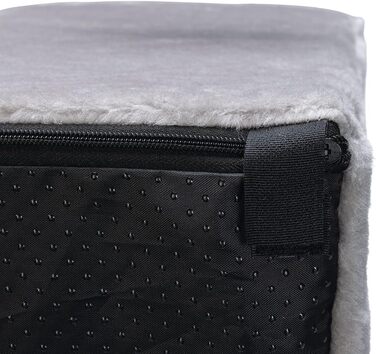 Сходинки для собак Karlie Easy Step - м'який матеріал, дерево, сірий, 60x45x40 см