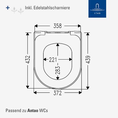 Сідушка для унітаза Villeroy & Boch O.novo D-подібна з мікроліфтом (SoftClose), Duroplast, матова, колір Morning Green