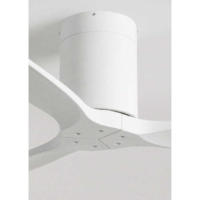 Стелянка-вентилятор Windcalm S з ABS корпусом, освітленням та пультом керування, 40W, тихий, Ø112cm, 6 швидкостей, 3 LED-температури, таймер, літньо-зимовий режим (білий, без освітлення + контролер)