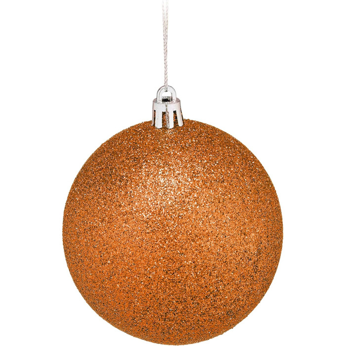 Набір прикрас для ялинки Relaxdays 110 шт., пластикові кулі та гірлянди, новорічний декор