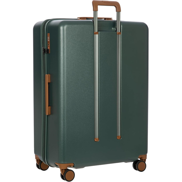 Чемодан на колесах Bric's Ferrara 67 см, чорний (зелений, L)