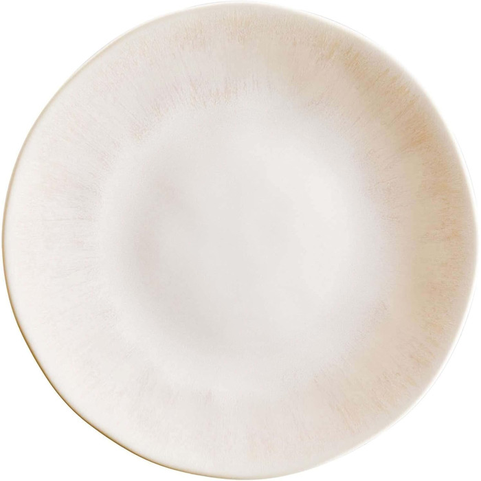 Набір посуду BUTLERS Atlantis 12 предметів: тарілки та миски | Керамічний посуд для 4 осіб | Стиль бохо, бежевий колір, для мікрохвильової печі та посудомийної машини