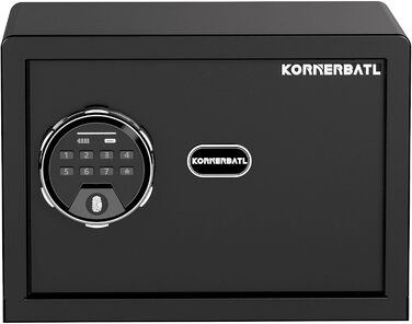 Сейф з відбитком пальця з LED-підсвічуванням – біометричний сейф з тихою системою відкривання, підсвічуванням клавіатури, з нержавіючої сталі, анти-злодійський