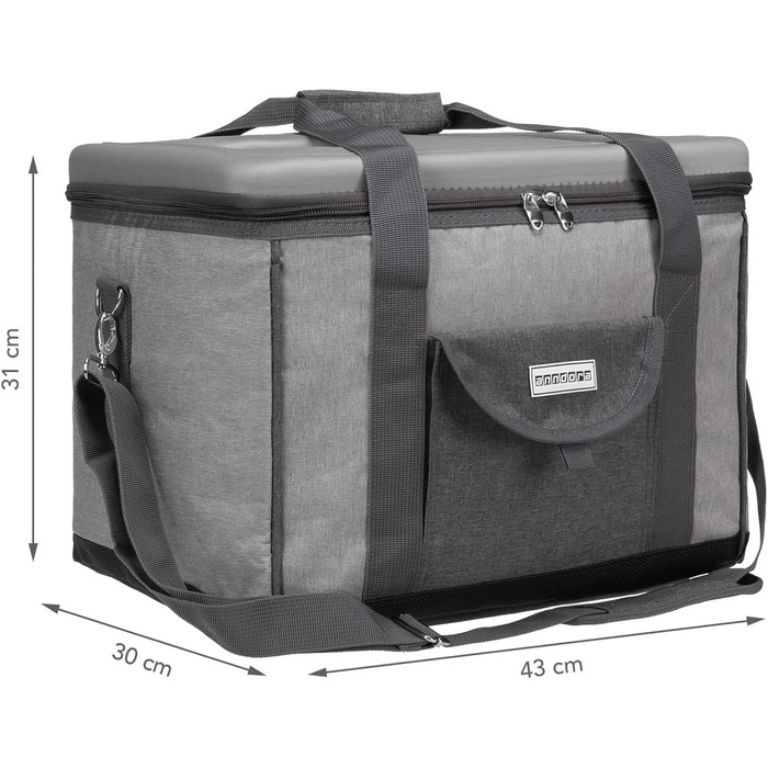 anndora Cooler Bag Light Grey - Model Selection