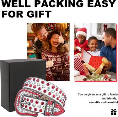 Жіночий та чоловічий шкіряний пряжка з стразами, ковбойський/ковгёрлський пояс з діамантами, пояс з заклепками для джинсів. Розміри: 106 см, 101-106 см