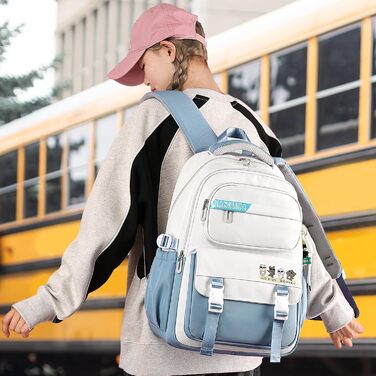 Шкільний рюкзак IvyH для дівчаток та хлопчиків, 15.6