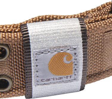 Carhartt Pet Fully Adjustable Wide Webbing Dog Collar, Carhartt Brown, Size (Carhartt Brown, Large)
