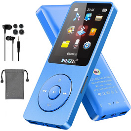 MP3-плеєр 64GB з Bluetooth 5.3, ультралегкий (30г), до 80 годин роботи, 1.8
