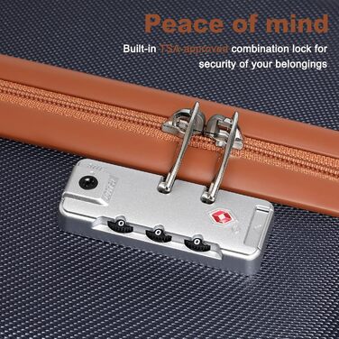 Чохол-валіза KONO: валіза на колесах 67x44x27 см з TSA-замком, блакитна