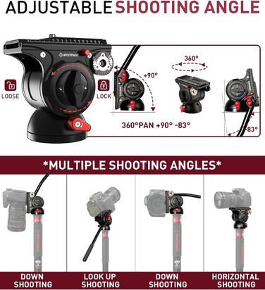 Штатив-монопод IFOOTAGE Cobra 3 C180F-P з карбону, 181 см, вантажопідйомність 8 кг (SET-C180F-P+K5S)