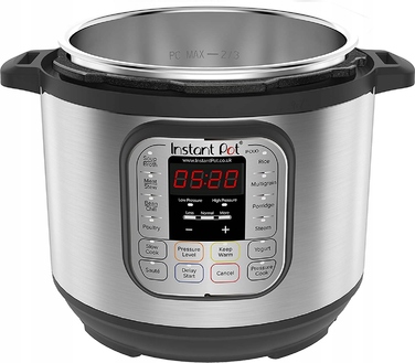 Мультиварка Instant Pot Duo60, срібляста, 1000 Вт, 5,7 л