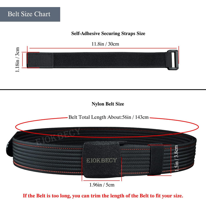 Тактичний чоловічий пояс з нейлону, військовий, для спорту та подорожей, блакитний + чорний