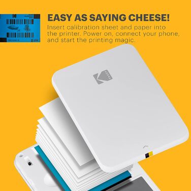 Фотодрук Kodak Dock Plus 4PASS Mobiler: принтер для фото 10x15 см + 10 листів фотопаперу (чорний)