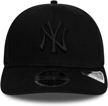 Кепка бейсболка New Era MLB 9Fifty Stretch Snapback з регульованим розміром, чорна, з логотипом New York Yankees