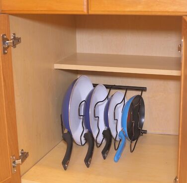 Cabinet, Pantry, Pot and Pan Organizer, Bronze