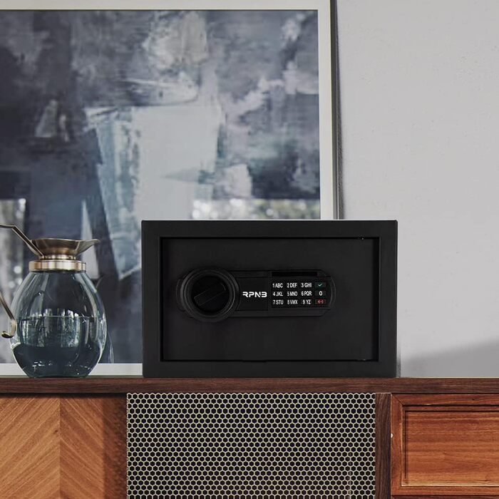 Електронний сейф RPNB Luxus Tresor з кодовим замком, 51 л – для дому, офісу, готелю, зберігання грошей та коштовностей