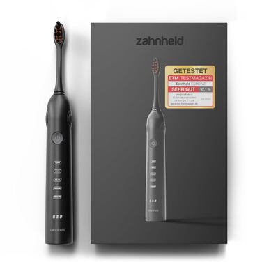 Електрична звукова зубна щітка Gero G2 | Якісна щітка з насадкою та етиуі | Чорний колір