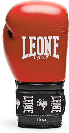 LEONE 1947 рукавичка для боксу, червона, 12 oz